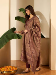 Women Ethnic Motifs Printed Kurta with Trousers & Dupatta