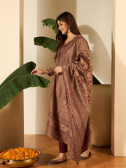 Women Ethnic Motifs Printed Kurta with Trousers & Dupatta