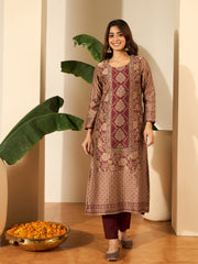 Women Ethnic Motifs Printed Kurta with Trousers & Dupatta