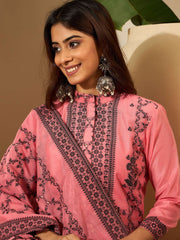 Women Ethnic Motifs Embroidered Kurta with Trousers & Dupatta