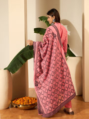 Women Ethnic Motifs Embroidered Kurta with Trousers & Dupatta