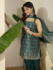 Women Ethnic Motifs Printed Regular Kurta with Palazzos & With Dupatta