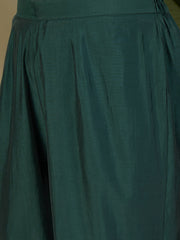 Women Floral Zari Woven Design Jacquard Kurta Set with Dupatta