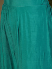 Women Empire Gotta Patti Chanderi Cotton Kurta with Trousers & With Dupatta