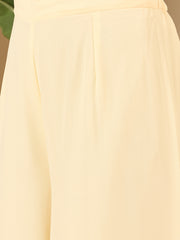 Women Layered Kurta with Palazzos & With Dupatta