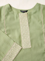 Women Floral Embroidered Regular Thread Work Kurta with Palazzos & With Dupatta