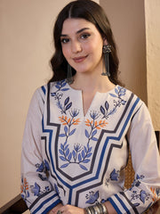 Women Floral Printed Regular Kurta with Trousers
