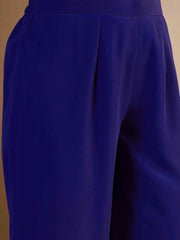 Women Embroidered Regular Thread Work Kurta with Palazzos