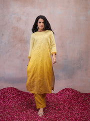 Women Floral Embroidered Regular Sequinned Kurta with Palazzos & With Dupatta
