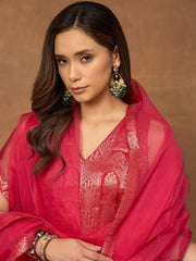 Women Ethnic Motifs Regular Kurta with Palazzos & With Dupatta