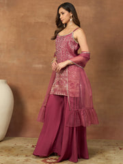 Women Regular Kurta with Sharara & With Dupatta