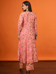 Women Floral Printed Regular Kurta with Palazzos