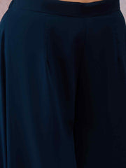 Women Ethnic Motifs Embroidered Regular Thread Work Kurta with Palazzos & With Dupatta