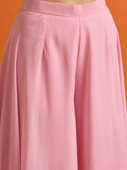 Women Ethnic Motifs Embroidered Regular Thread Work Kurta with Palazzos & With Dupatta