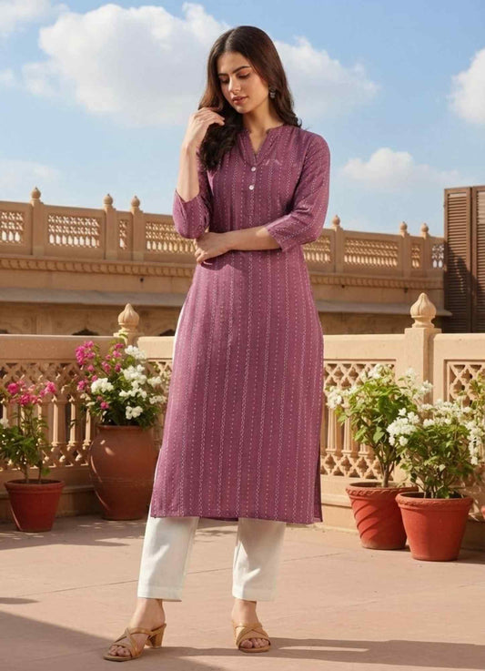 Pink Women Kurta