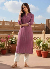 Pink Women Kurta
