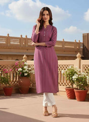 Pink Women Kurta