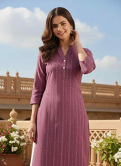 Pink Women Kurta