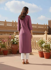 Pink Women Kurta