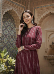 Women Keyhole Neck Kurta