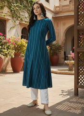 Women Keyhole Neck Kurta