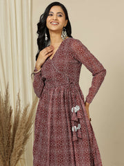 Women Bandhani Printed Kurta with Trouser