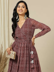 Women Bandhani Printed Kurta with Trouser