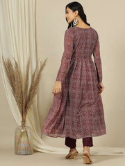 Women Bandhani Printed Kurta with Trouser