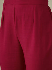Shoulder Straps Gotta Patti Straight Kurta With Trousers & Dupatta