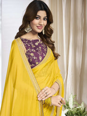 Floral Zari Saree