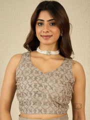 Embellished Embroidered Organza Heavy Work Saree