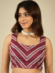 Ombre Embroidered Organza Saree