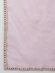 Embroidered Embellished Mirror Work Organza Saree