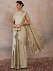 Women Ready To Wear Saree with attached Unstitched Blouse Piece