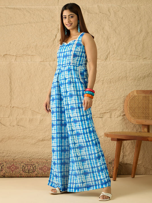 Printed Basic Jumpsuit