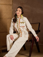 Women Cotton Applique Co-ords Set