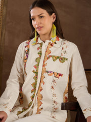 Women Cotton Applique Co-ords Set