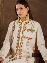 Women Cotton Applique Co-ords Set
