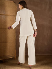 Women Cotton Applique Co-ords Set