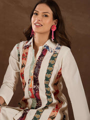 Women Cotton Applique Co-ords Set
