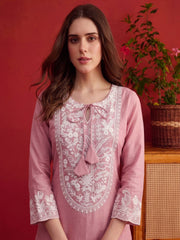 Floral Linen Printed Top with Trousers (Copy)