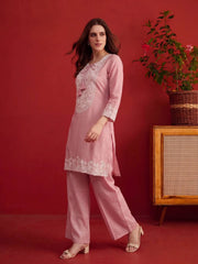 Floral Linen Printed Top with Trousers (Copy)