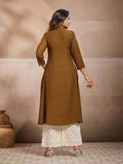 Women Floral Embroidered Thread Work Floral Kurta