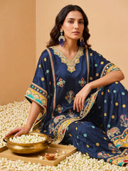 Silk Embroidered Tunic with Palazzos