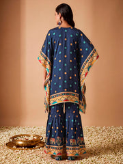 Silk Embroidered Tunic with Palazzos