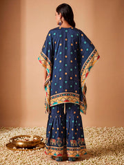 Silk Embroidered Tunic with Palazzos