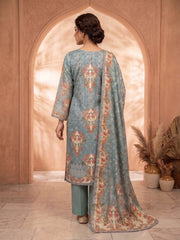 Women Ethnic Motifs Printed Regular Silk Crepe Kurta with Trousers & With Dupatta