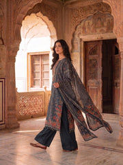 Women Ethnic Motifs Printed Regular Kurta with Palazzos & With Dupatta