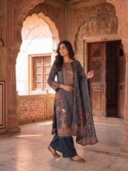 Women Ethnic Motifs Printed Regular Kurta with Palazzos & With Dupatta