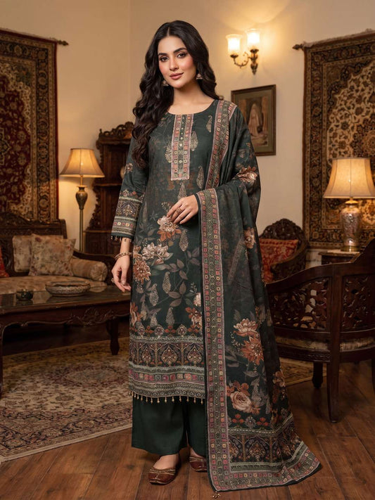 Women Floral Printed Regular Mirror Work Kurta with Trousers & With Dupatta